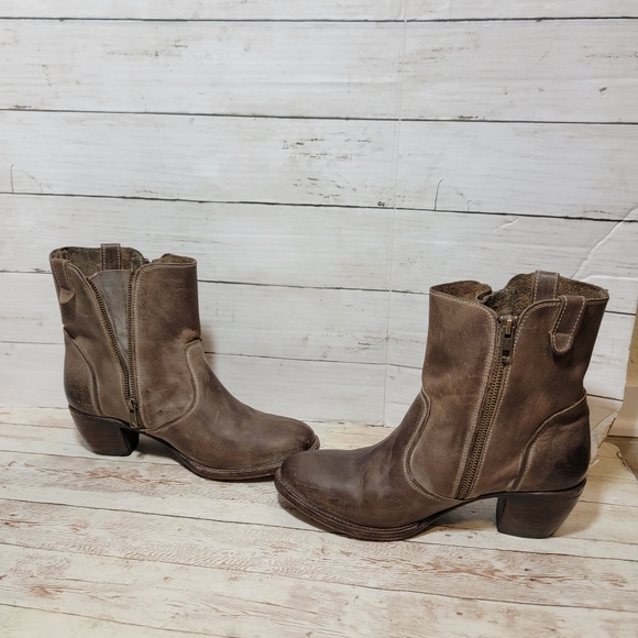 Freebird by Steven "South" double sided zip ankle boots - Picture 4 of 11